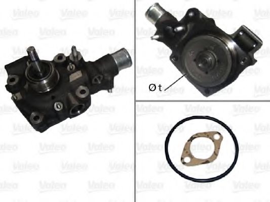 506304 VALEO Cooling System Water Pump