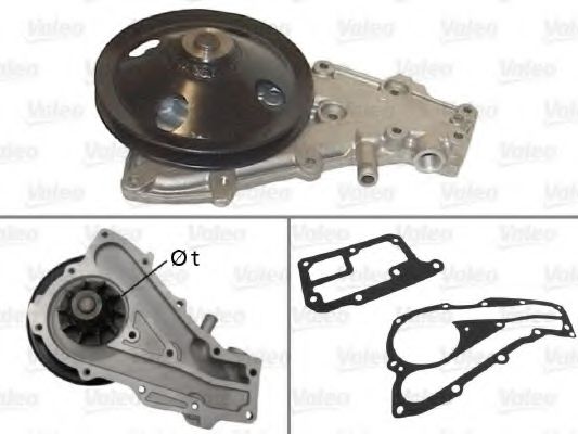 506312 VALEO Cooling System Water Pump