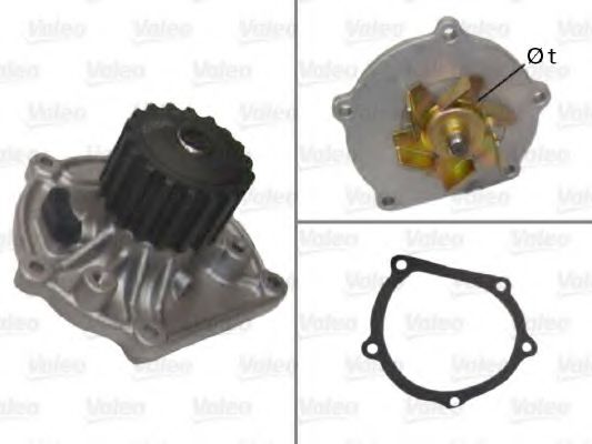 506319 VALEO Cooling System Water Pump