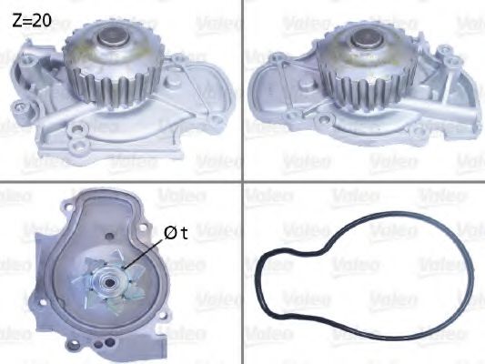 506321 VALEO Cooling System Water Pump