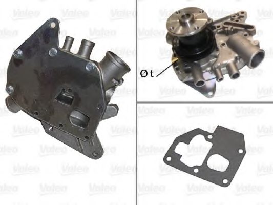 506337 VALEO Cooling System Water Pump
