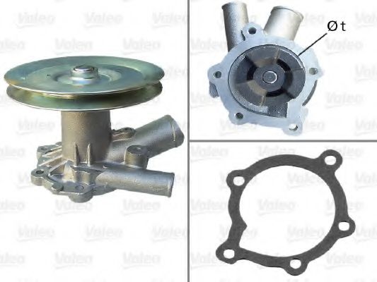 506342 VALEO Cooling System Water Pump