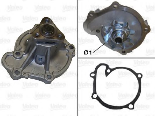 506368 VALEO Cooling System Water Pump