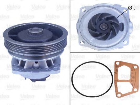 506379 VALEO Cooling System Water Pump