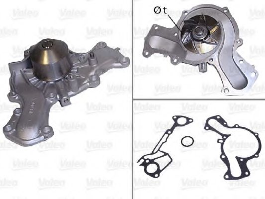 506408 VALEO Cooling System Water Pump