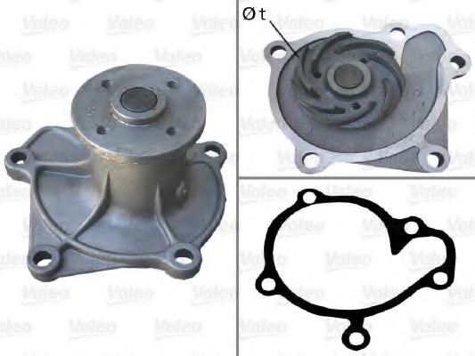 506413 VALEO Cooling System Water Pump