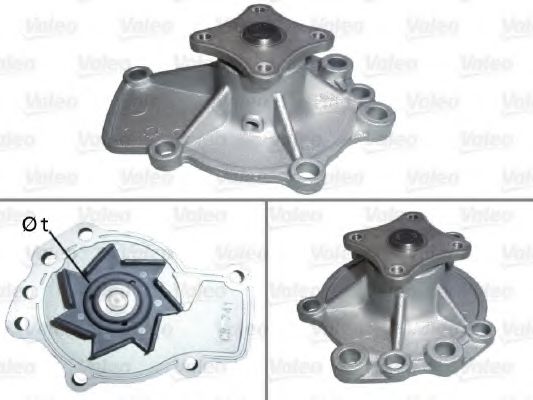 506437 VALEO Cooling System Water Pump