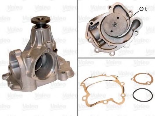 506444 VALEO Cooling System Water Pump