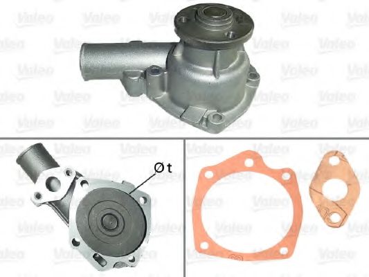 506492 VALEO Cooling System Water Pump