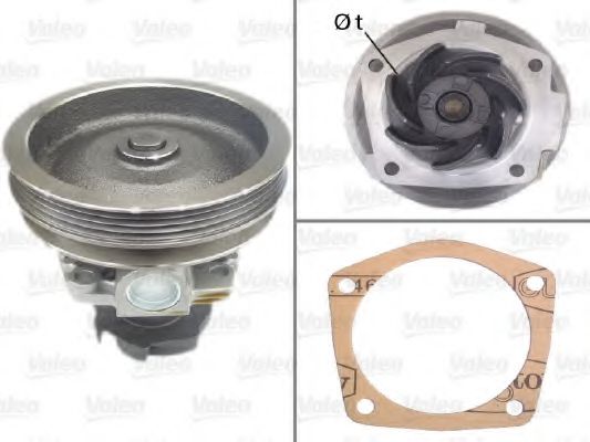 506519 VALEO Cooling System Water Pump