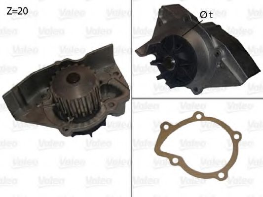 506530 VALEO Cooling System Water Pump
