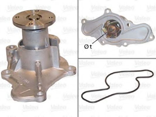 506544 VALEO Cooling System Water Pump