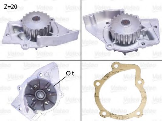 506575 VALEO Cooling System Water Pump