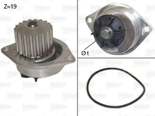 506595 VALEO Cooling System Water Pump