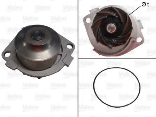 506597 VALEO Cooling System Water Pump
