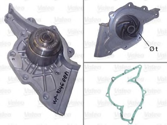 506602 VALEO Cooling System Water Pump