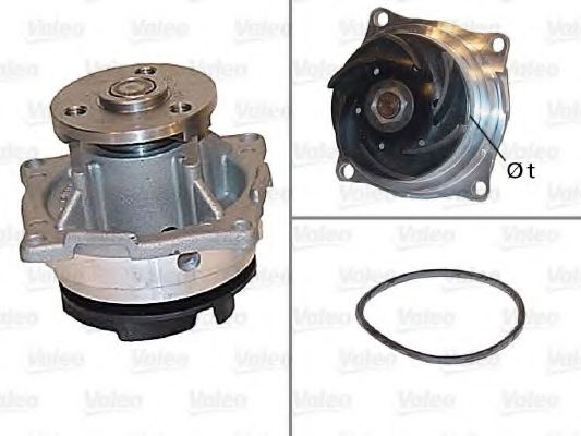 506604 VALEO Cooling System Water Pump