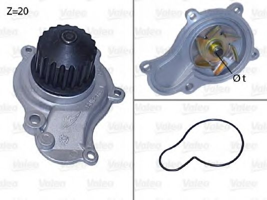 506605 VALEO Cooling System Water Pump