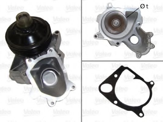 506663 VALEO Cooling System Water Pump