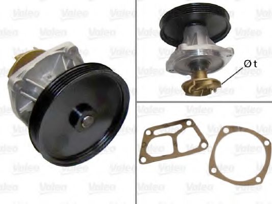 506668 VALEO Cooling System Water Pump