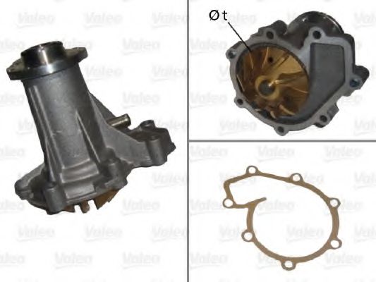 506671 VALEO Cooling System Water Pump