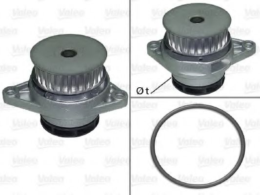 506706 VALEO Cooling System Water Pump