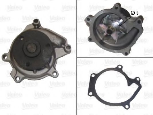 506707 VALEO Cooling System Water Pump