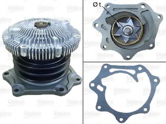 506733 VALEO Cooling System Water Pump