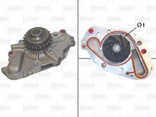 506803 VALEO Cooling System Water Pump