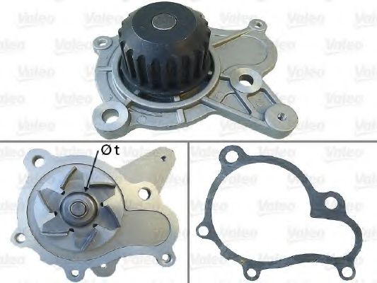 506814 VALEO Cooling System Water Pump
