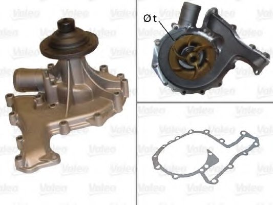 506830 VALEO Cooling System Water Pump