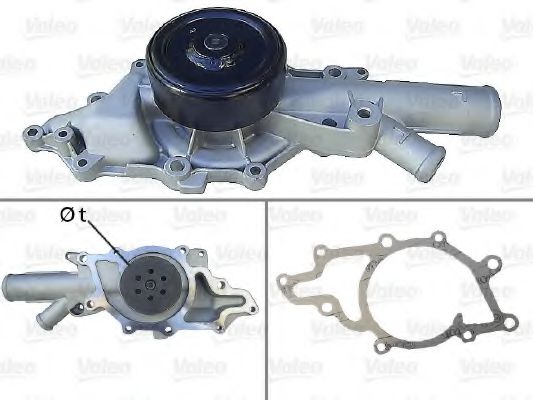 506831 VALEO Cooling System Water Pump