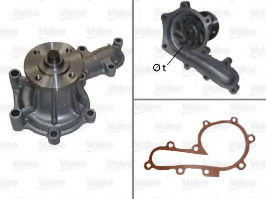 506847 VALEO Cooling System Water Pump
