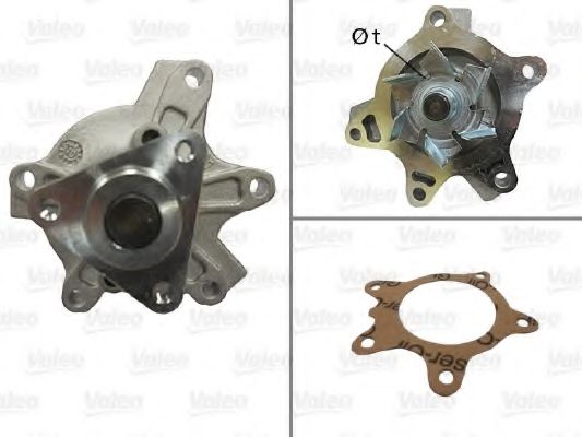 506848 VALEO Cooling System Water Pump