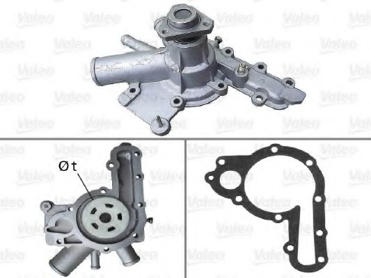 506861 VALEO Cooling System Water Pump