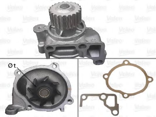 506880 VALEO Cooling System Water Pump