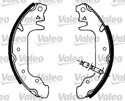 562089 VALEO Brake System Brake Shoe Set