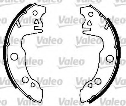 562390 VALEO Brake System Brake Shoe Set