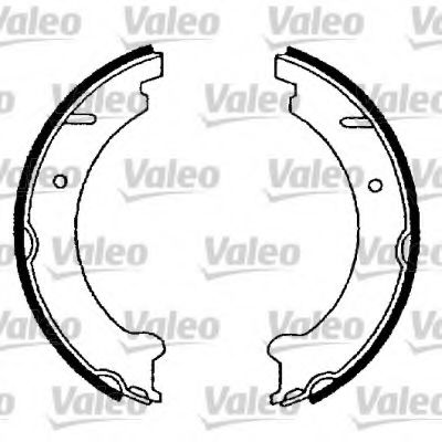 564019 VALEO Brake System Brake Shoe Set, parking brake