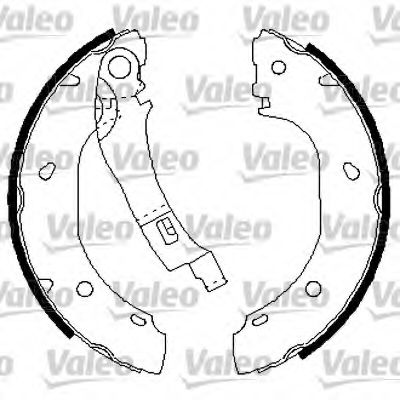 554762 VALEO Cable, parking brake