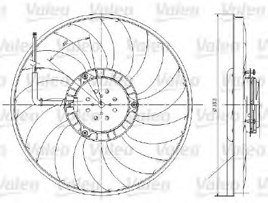696017 VALEO Electric Motor, radiator fan