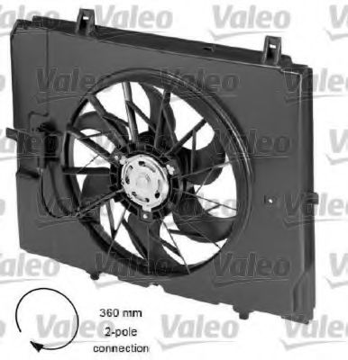 696052 VALEO Fan, radiator
