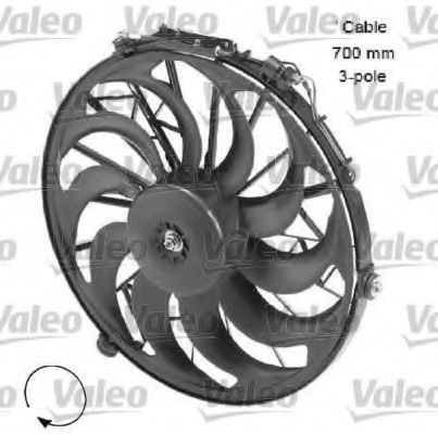 696058 VALEO Cooling System Fan, radiator