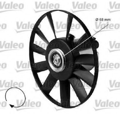 696067 VALEO Cooling System Fan, radiator