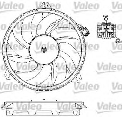 696069 VALEO Fan, radiator