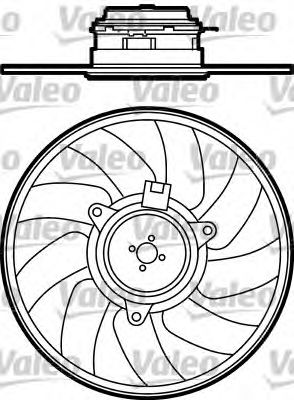 696079 VALEO Fan, radiator