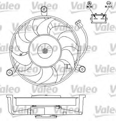 696179 VALEO Electric Motor, radiator fan