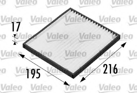 698681 VALEO Heating / Ventilation Filter, interior air