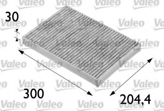 698683 VALEO Heating / Ventilation Filter, interior air