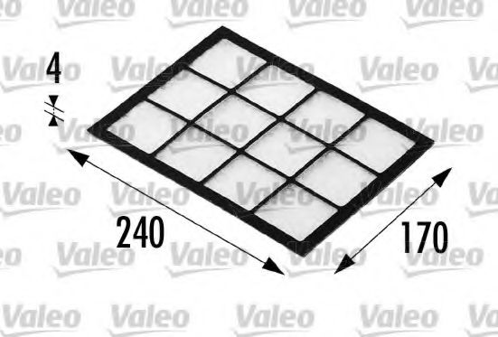 698690 VALEO Heating / Ventilation Filter, interior air